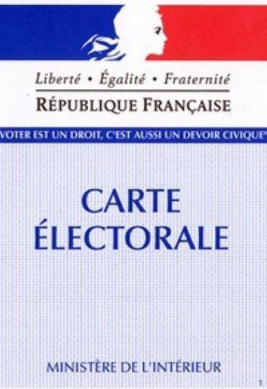 Inscription sur les listes électorales